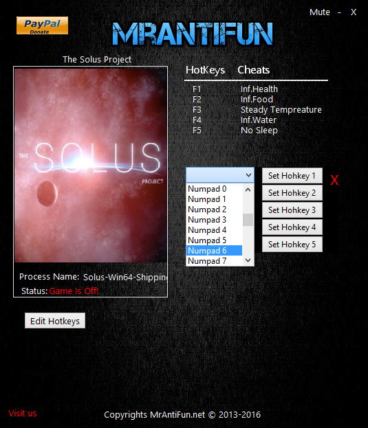 The Solus Project: Trainer (+5) [1.0: x64] {MrAntiFun}