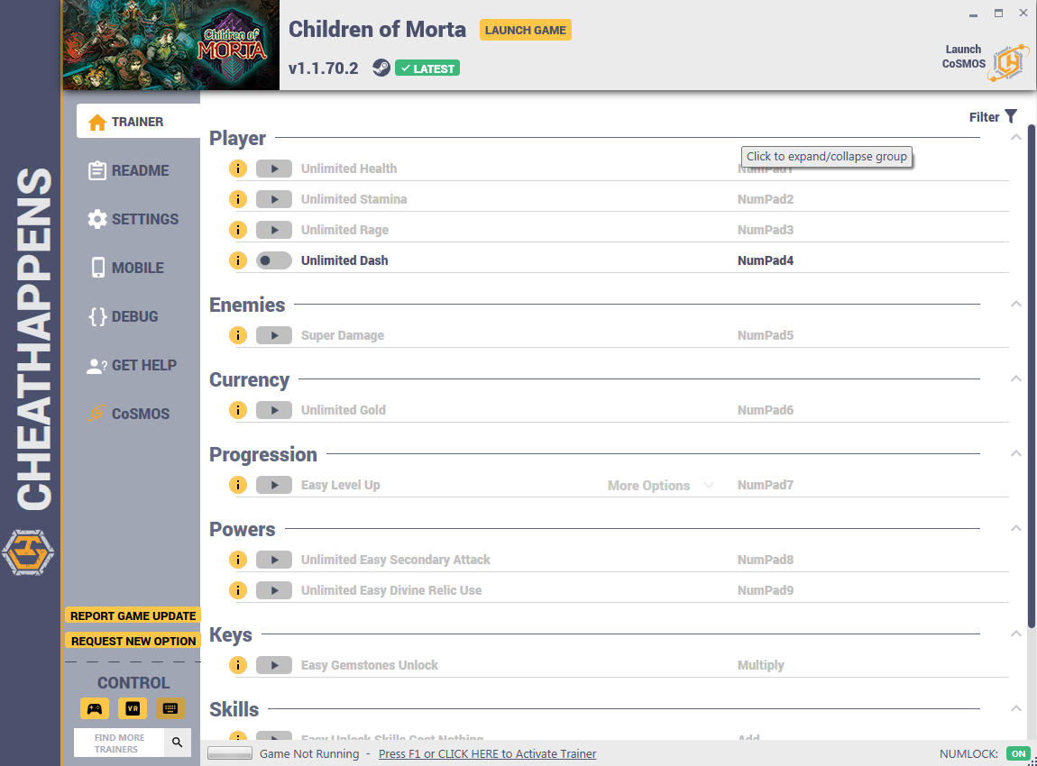 Children of Morta: Trainer +13 v1.1.70.2 {CheatHappens.com}