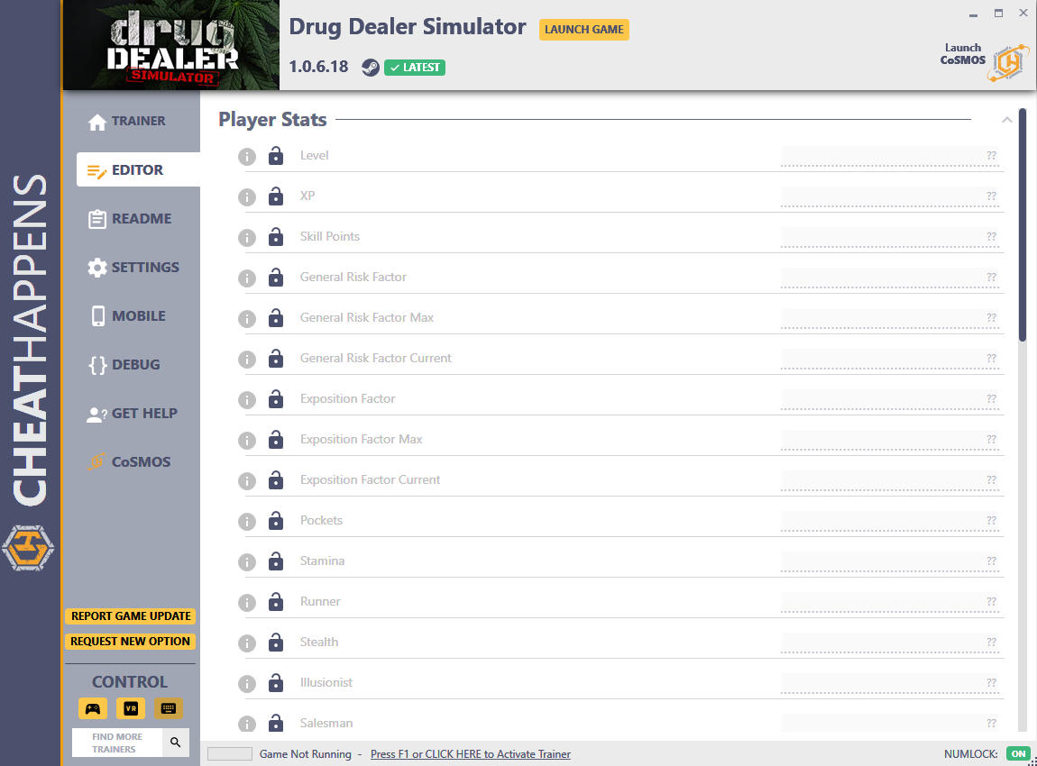 Drug Dealer Simulator: Trainer +35 v1.0.6.18 {CheatHappens.com}