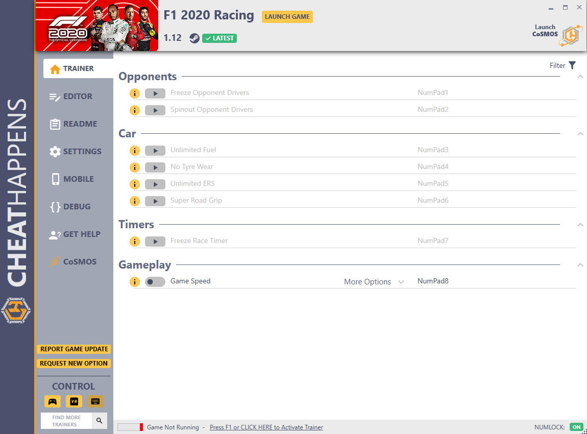 F1 2020: Trainer +12 v1.12 {CheatHappens.com}