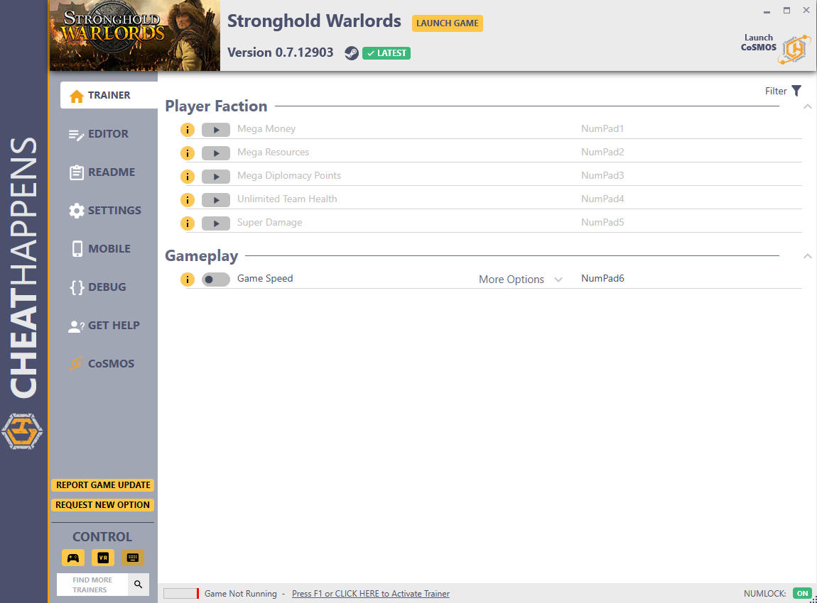 Stronghold: Warlords - Trainer +8 v0.7.12903 GAME DEMO {CheatHappens.com}