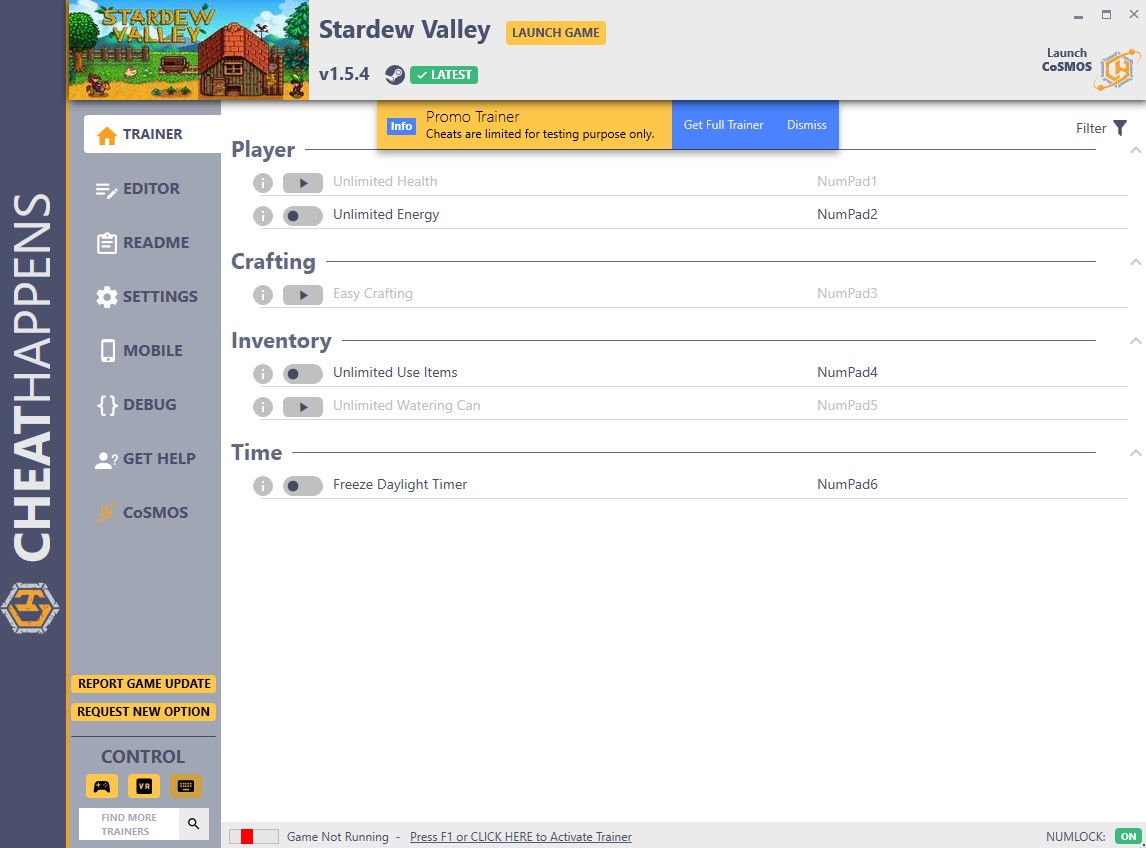 Stardew Valley: Trainer +12 v1.5.4 {CheatHappens.com}