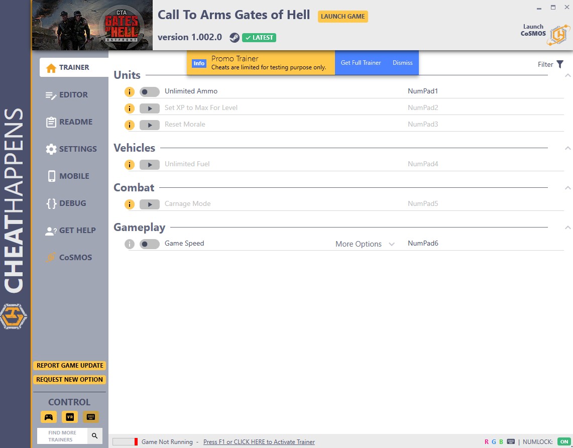 Call to Arms - Gates of Hell: Trainer +19 v1.002.0 HF {CheatHappens.com}