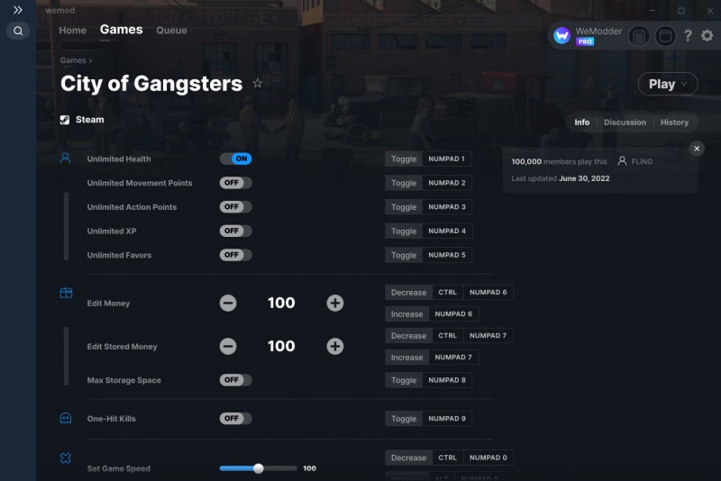 City of Gangsters: Trainers +10 v01.07.2022 {FLiNG / WeMod}