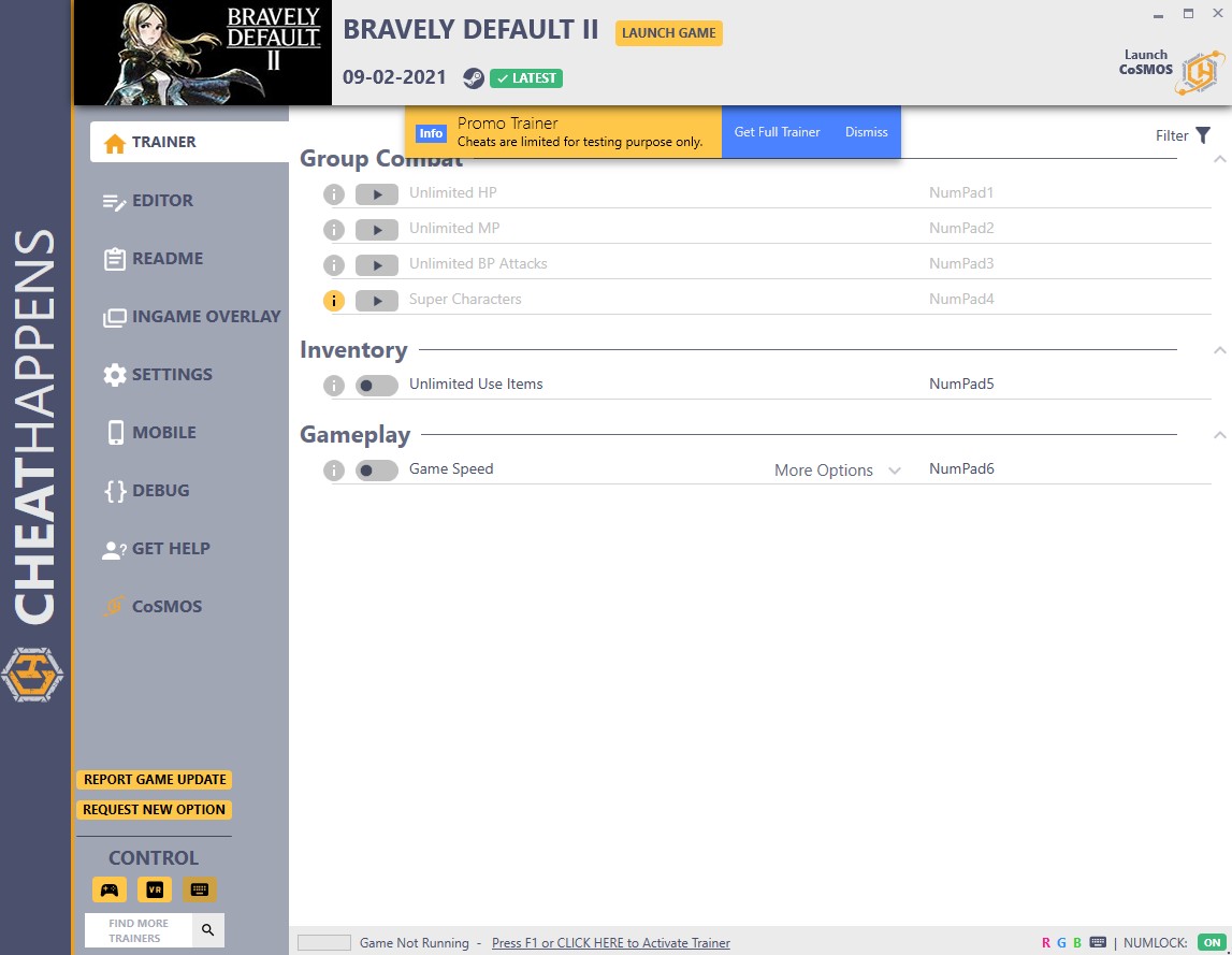 BRAVELY DEFAULT II: Trainer +11 v09-02-2021 {CheatHappens.com}