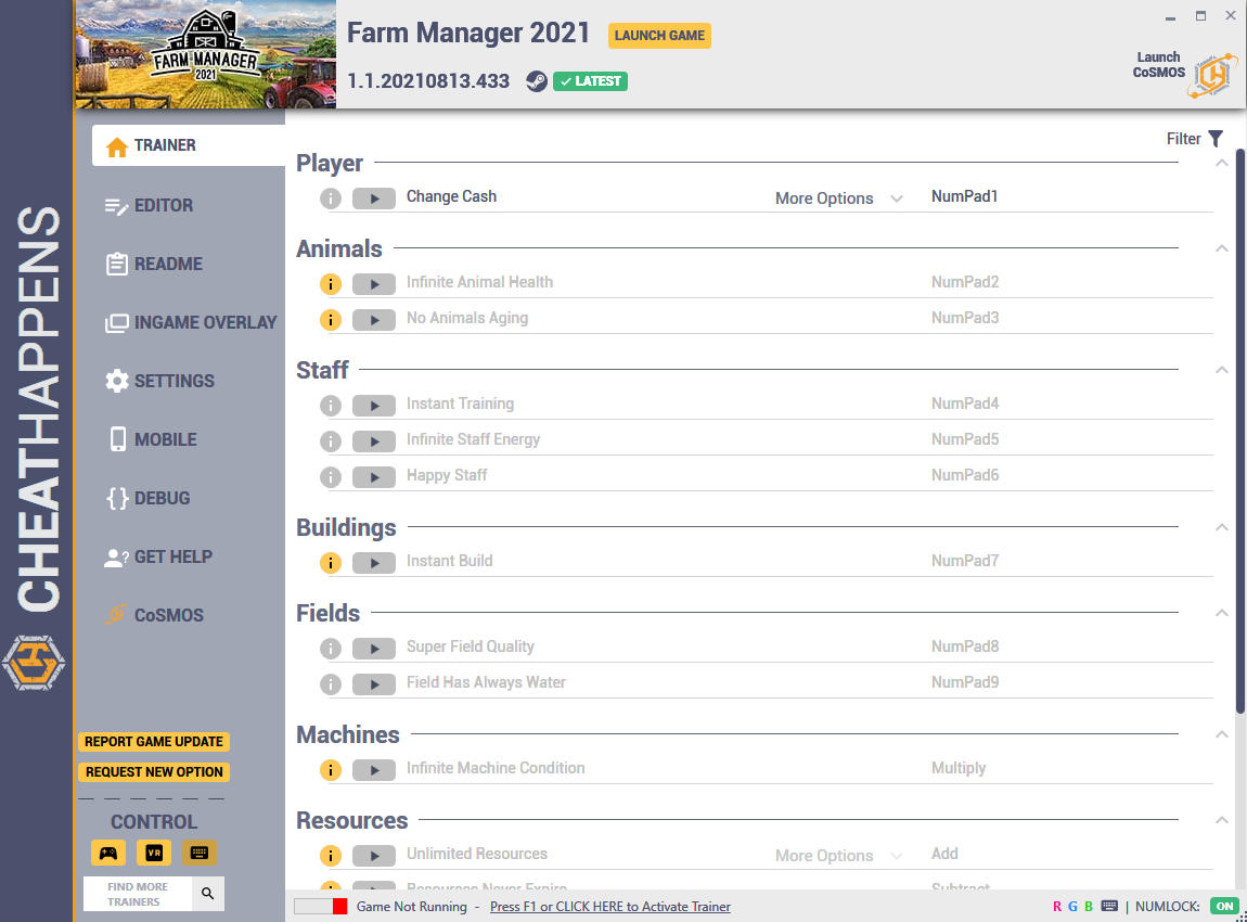 Farm Manager 2021: Trainer +17 v1.1.20210813.433 {CheatHappens.com}