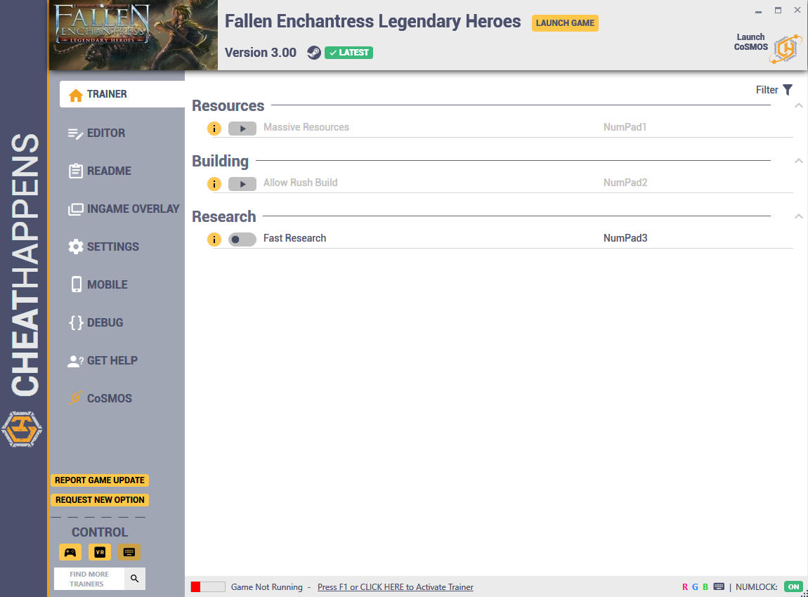 Fallen Enchantress: Legendary Heroes - Trainer +12 v3.00 {CheatHappens.com}