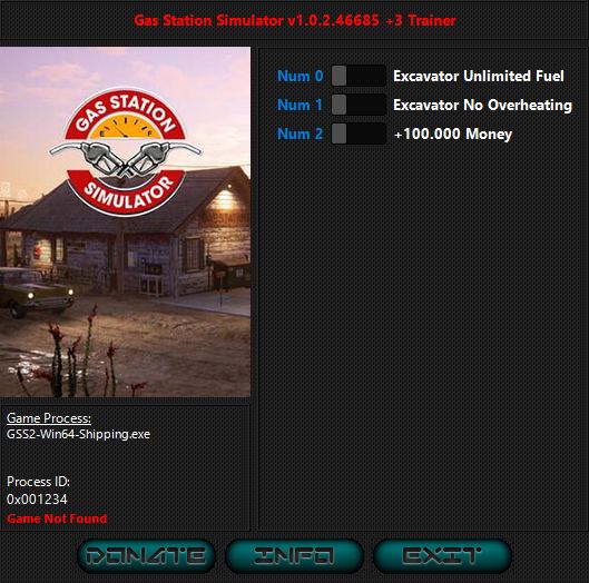 Gas Station Simulator: Trainer +3 v1.0.2.46685 {iNvIcTUs oRCuS / HoG}