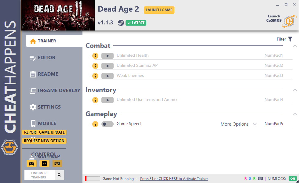 Dead Age 2: Trainer +24 v1.1.3 {CheatHappens.com}